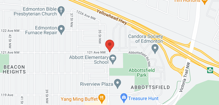 map of 603 ABBOTTSFIELD RD NW